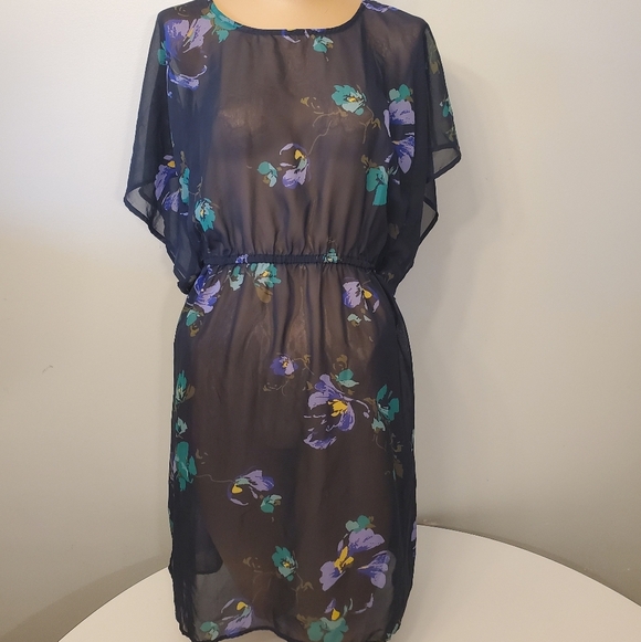 Mossimo Supply Co. Dresses & Skirts - Mossimo Sheer Floral Dress